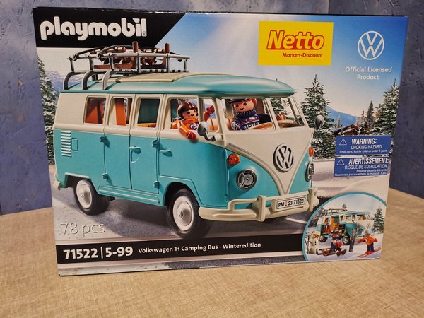 Playmobil 71522 Volkswagen T1 Campingbus Winteredition NETTO