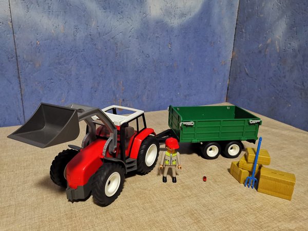 Playmobil 4496 großer Traktor mit Anhänger