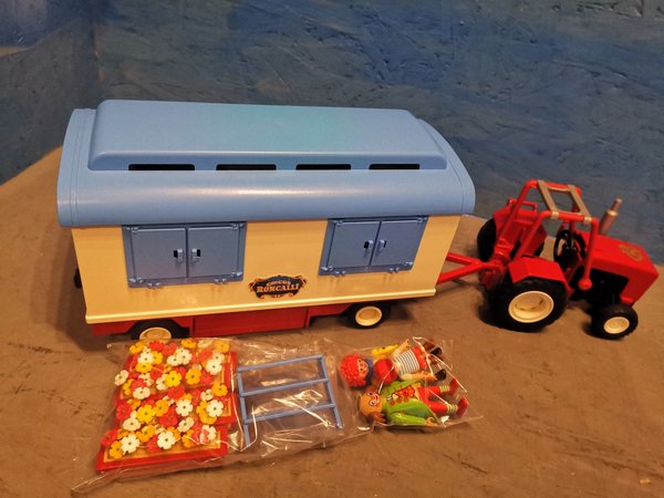 Playmobil Zirkus Roncalli-Wohnwagen mit Traktor 9041 vollständig