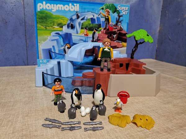Playmobil SuperSet Pinguinbecken vollständig