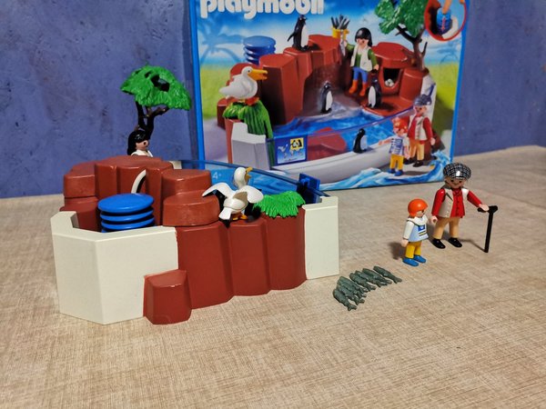 Playmobil 4462 Pinguinbecken mit Nesthöhle vollständig