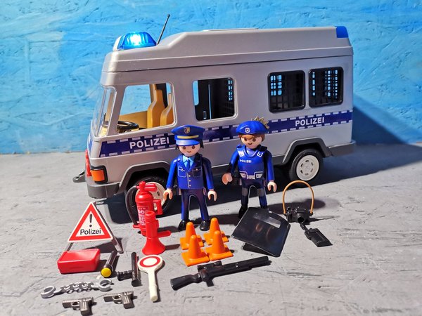 Playmobil Polizei Mannschaftswagen 4022 vollständig