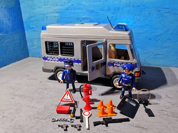 Playmobil Polizei Mannschaftswagen 4022 vollständig