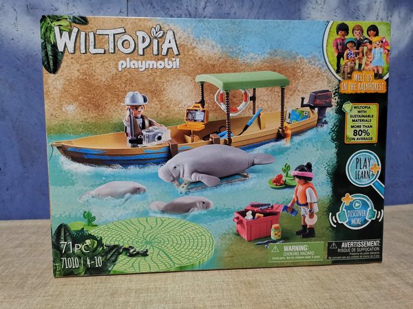 Playmobil 71010 Wiltopia-Bootsausflug zu den Seekühen