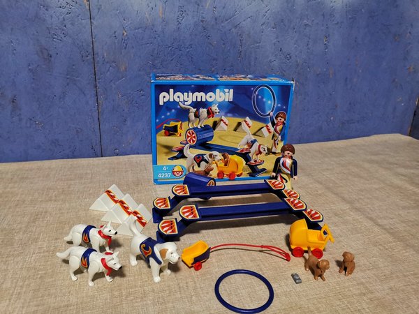 Playmobil 4237 Hundedressur vollständig