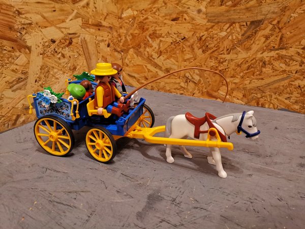 Playmobil Pferdekutsche 3117 vollständig