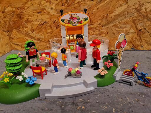 Playmobil Super-Set Eisdiele 4134 vollständig