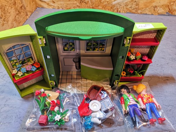 Playmobil Aufklapp-Spiel-Box "Blumenladen" 5639 vollständig