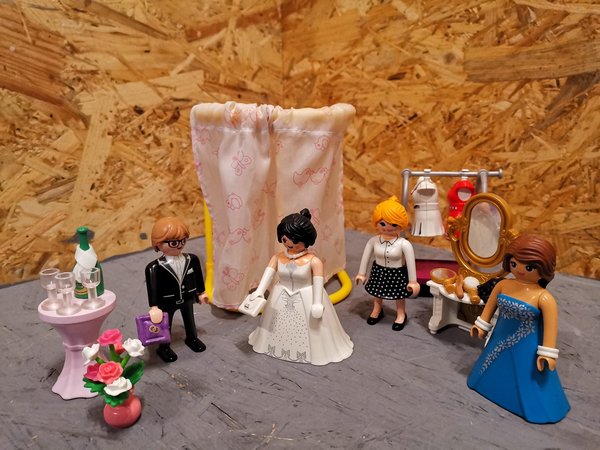 Playmobil Brautmode mit Umkleidekabine