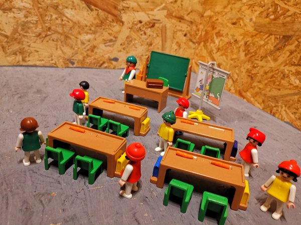 Playmobil Klassenzimmer 3522, veröffentlich 1984