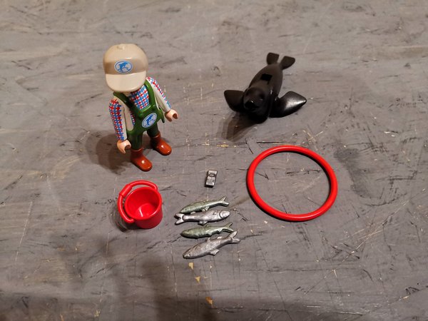 Playmobil Tierpfleger mit Seehund und Zubehör