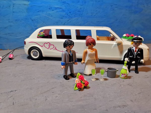 Playmobil Hochzeitslimousine 9227 Ausstellungsstück vollständig,