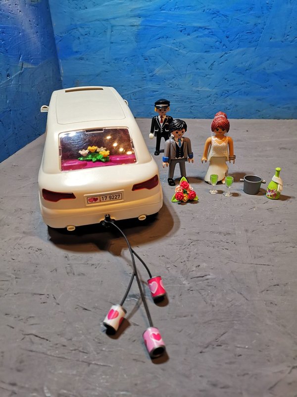 Playmobil Hochzeitslimousine 9227 Ausstellungsstück vollständig,