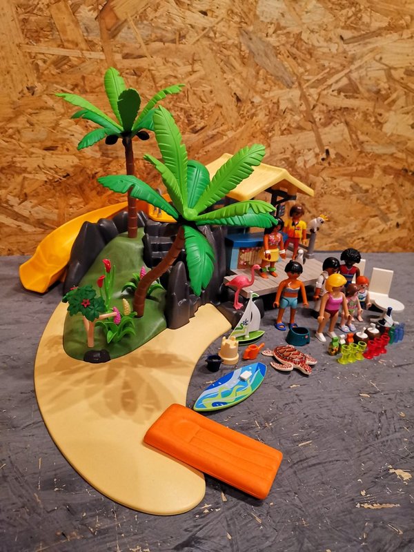 Playmobil Karibikinsel mit Strandbar 6979 vollständig