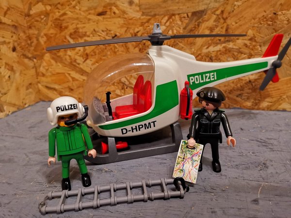 Playmobil Polizeihubschrauber 3907 vollständig