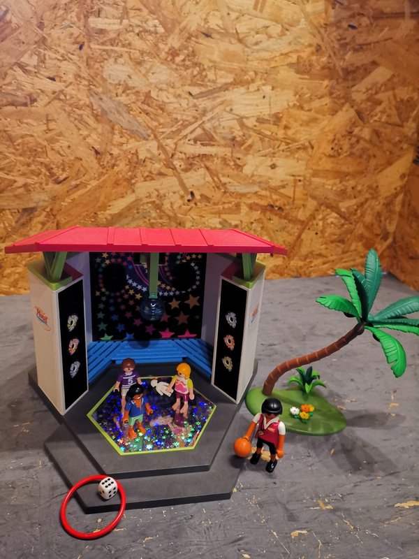 Playmobil Kids Club Disco mit Wende-Tanzfläche, Licht & Sound 5266-A
