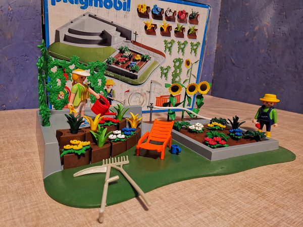 Playmobil 3134 SuperSet Blumengarten vollständig