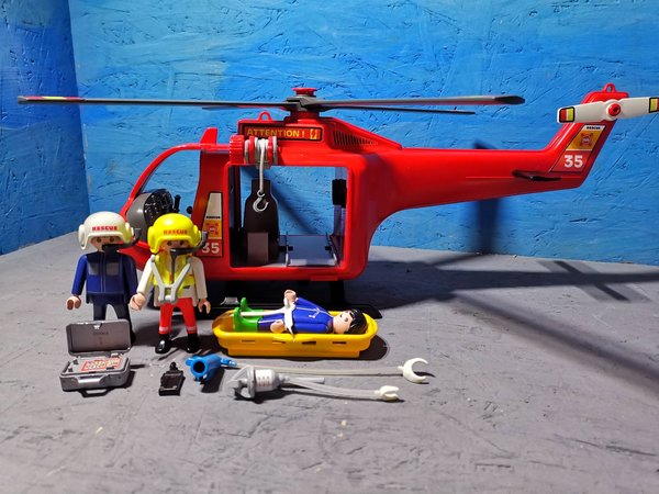 Playmobil SOS-Helikopter 4428 vollständig