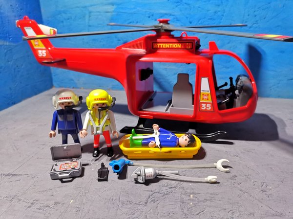 Playmobil SOS-Helikopter 4428 vollständig